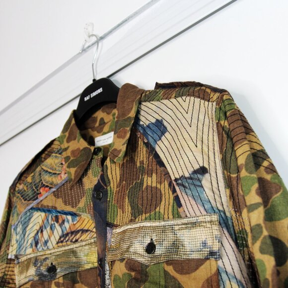 SS17 DRIES VAN NOTEN PATCHWORK SHIRT JACKET 48 - Picture 4 of 16